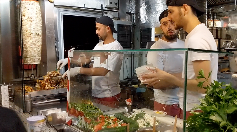 El Mustafa’s Gemuse Kebab, uno de los locales de kebab más típicos de Berlín.